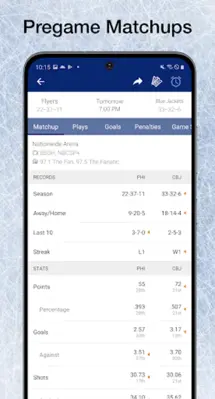 Scores App NHL Hockey Scores android App screenshot 3