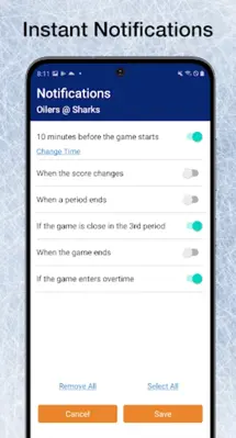 Scores App NHL Hockey Scores android App screenshot 4